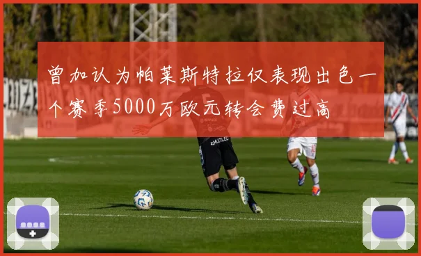 曾加认为帕莱斯特拉仅表现出色一个赛季5000万欧元转会费过高
