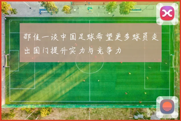 邵佳一谈中国足球希望更多球员走出国门提升实力与竞争力